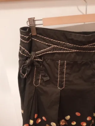 Falda Promod Talla 42 Estampada