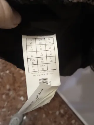 Falda Promod Talla 42 Estampada