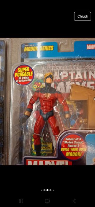Set 2 Marvel Legends Captain Marvel Modok Series