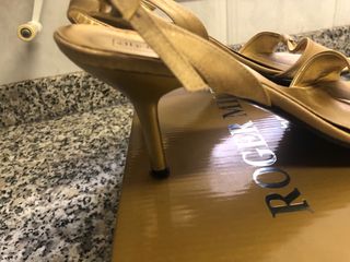 Sandalias Daria Barbieri Doradas Tacon