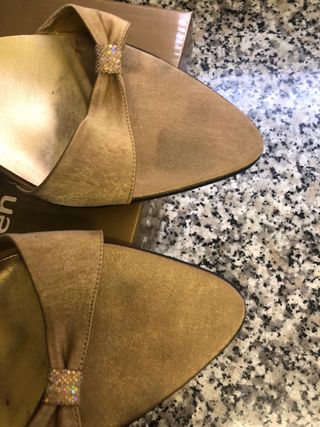 Sandalias Daria Barbieri Doradas Tacon