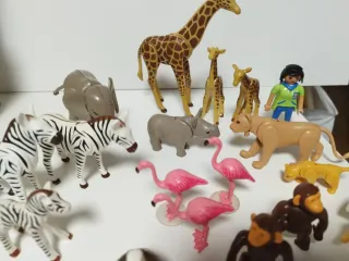 Lote animales Playmobil zoo selva