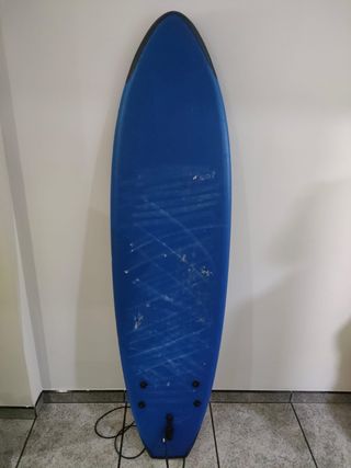 Tabla de surf azul