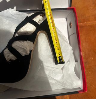 Sandalias La Strada Talla 37 Negras