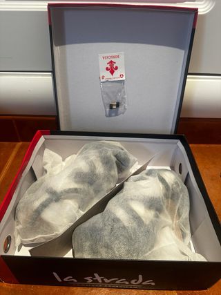 Sandalias La Strada Talla 37 Negras