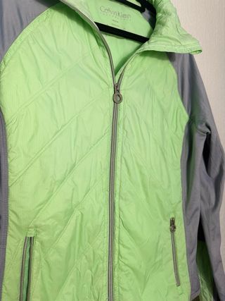 Chaqueta Calvin Klein Gris y Verde
