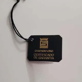 Colgante Cruz Chapado Oro.