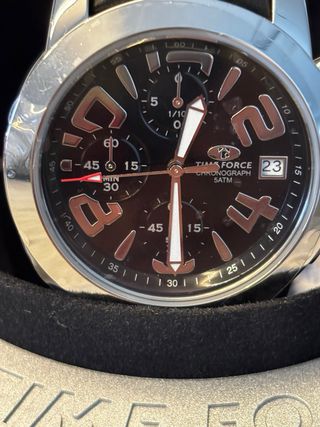Reloj Time Force Cronógrafo Negro/Plata