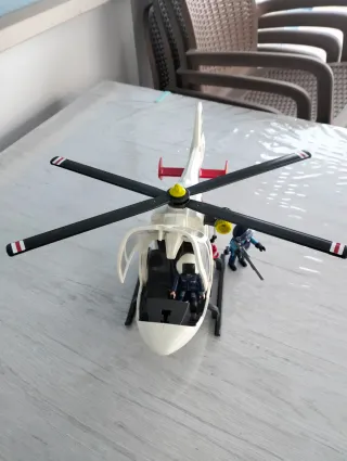 Helicóptero Policía Playmobil city action
