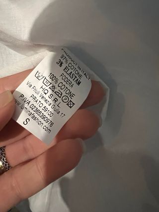 Blazer Lumina fantasia blu/bianco