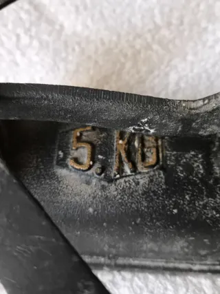 Bilancia antica 'VULCAN' in ferro con piatti 5 kg