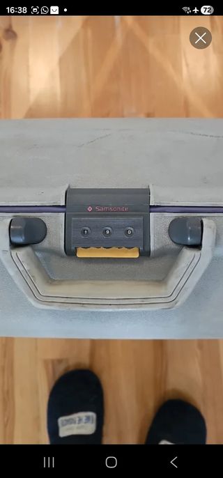 Maleta Samsonite Gris Ruedas