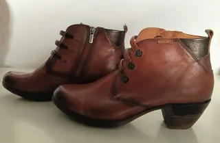 Botines Pikolinos Marrones Mujer