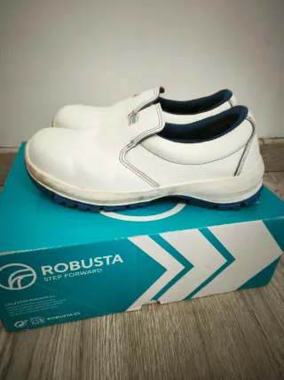 Zapatos de seguridad Robusta blancos
