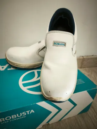 Zapatos de seguridad Robusta blancos