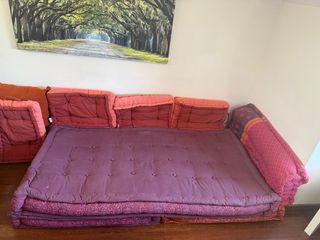 Sofá cheslong modular 6 plazas Maisons du Monde