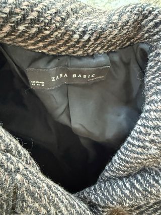 Chaqueta Zara Lana Talla XS