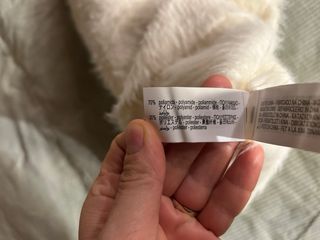 Maglioncino Zara peloso bianco con brillantini