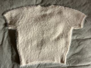 Maglioncino Zara peloso bianco con brillantini