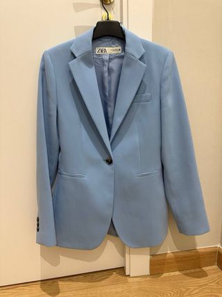 Americana Zara Azul Claro Talla S