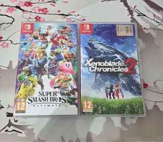 Super Smash Bros y Xenoblade Chronicles 2 switch