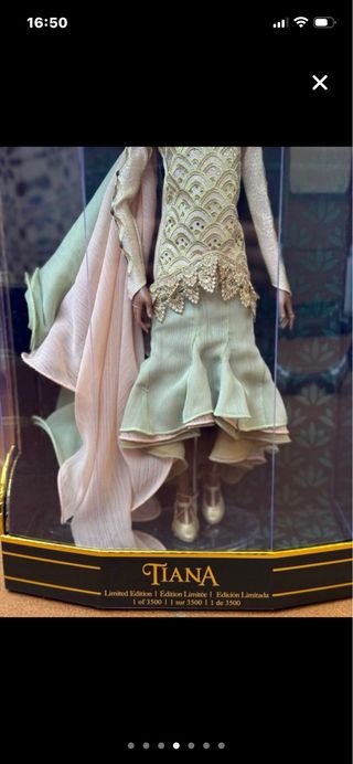 Muñeca Tiana Edición Limitada Disney