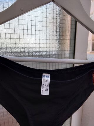 Bikini Negro y Estampado Animal