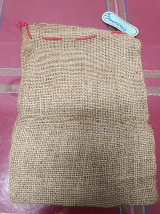 Sacco juta Befana feltro 30x22 cm