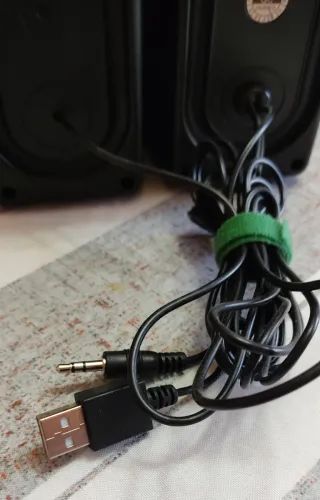 Altavoces portátil USB Negro