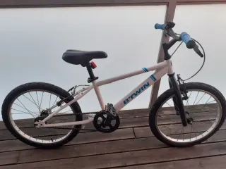 Bicicleta B-Twin 20 Blanca y Azul