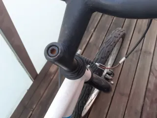 Bicicleta B-Twin 20 Blanca y Azul