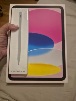 iPad A16 rosa con el Sctive Stylus Pen