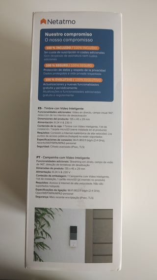 Netatmo Timbre Vídeo Full HD 1080p