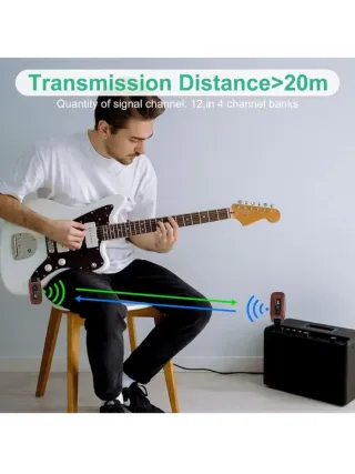 Transmisor receptor guitarra inalámbrico AKLOT.