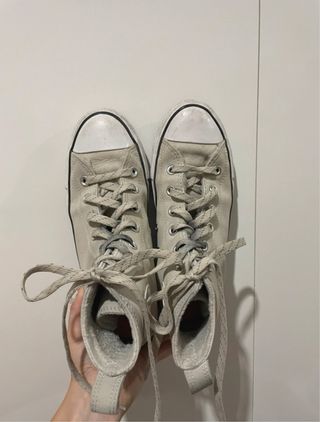 Converse Beige con Pelo Interior Talla 38