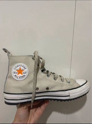 Converse Beige con Pelo Interior Talla 38