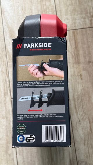 Sierra Sable Recargable Parkside 20V nueva