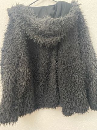 Chaquetón pelo Pull&Bear gris