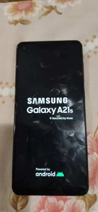 Samsung Galaxy A21s Negro/Morado