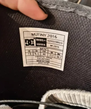 Botas de Snowboard DC Shoes Amarillas