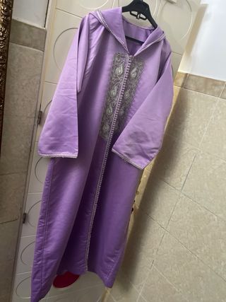 Chilaba Morada Talla Única