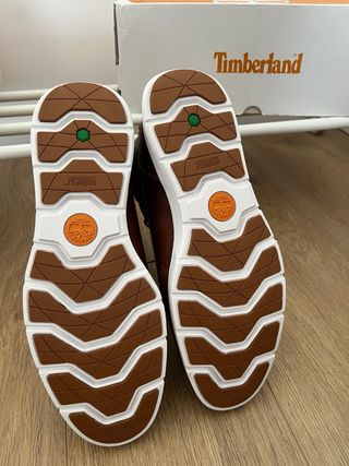 Botines Timberland Marrones y Blancos