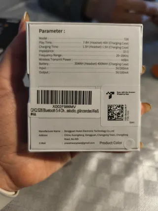 Auriculares Bluetooth QXQ 2025 Blancos