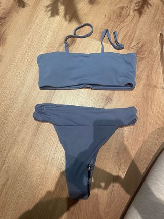 Conjunto Bikini Azul y verde