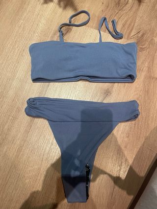 Conjunto Bikini Azul y verde