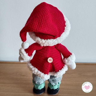 Muñeco Papá Noel Amigurumi Crochet