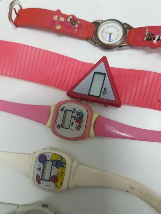 Lotto 5 Orologi da polso vintage