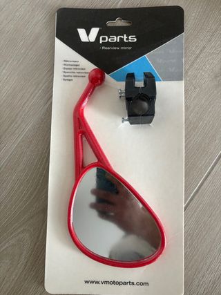 Espejo Retrovisor Vparts Rojo Izquierdo