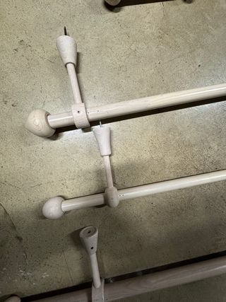 Bastoni per tende in legno e alluminio