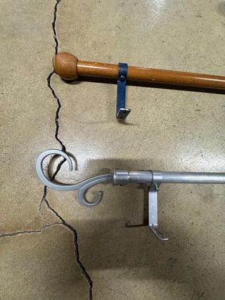 Bastoni per tende in legno e alluminio